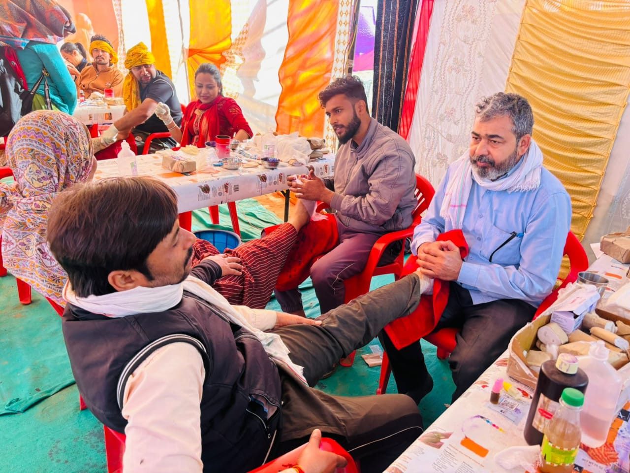 Free medical treatment for pilgrims